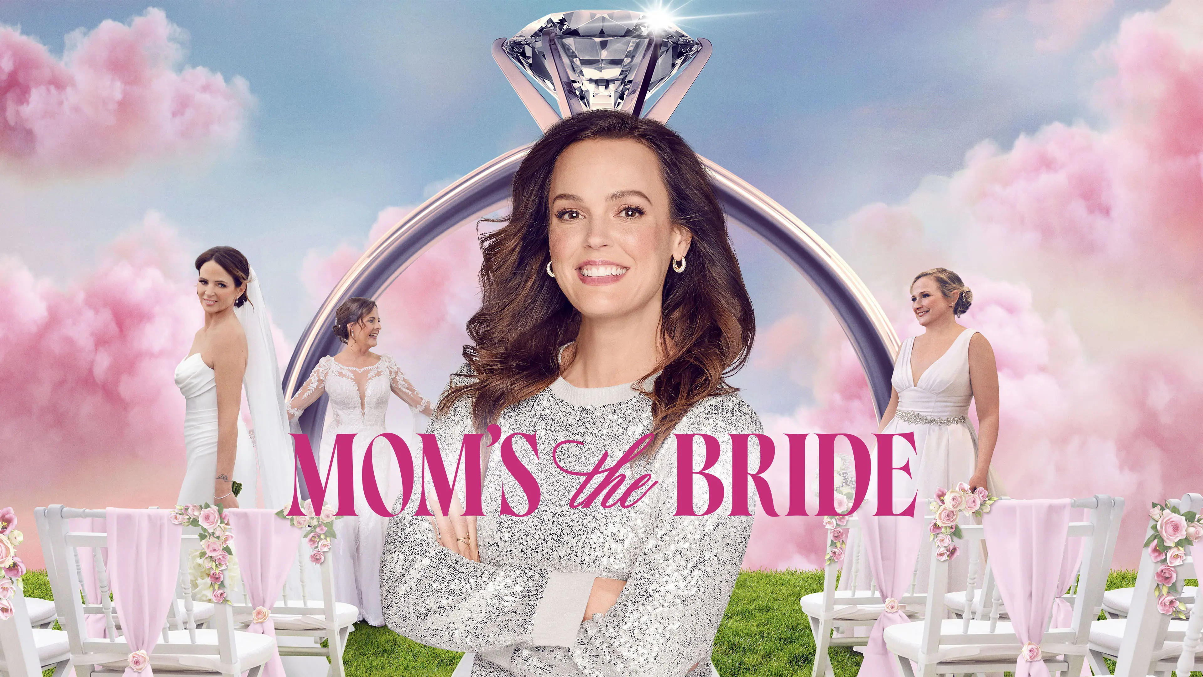 Mom's the Bride backdrop