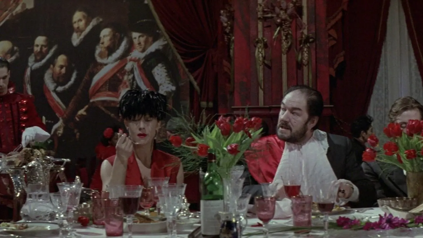 The Cook, the Thief, His Wife & Her Lover backdrop