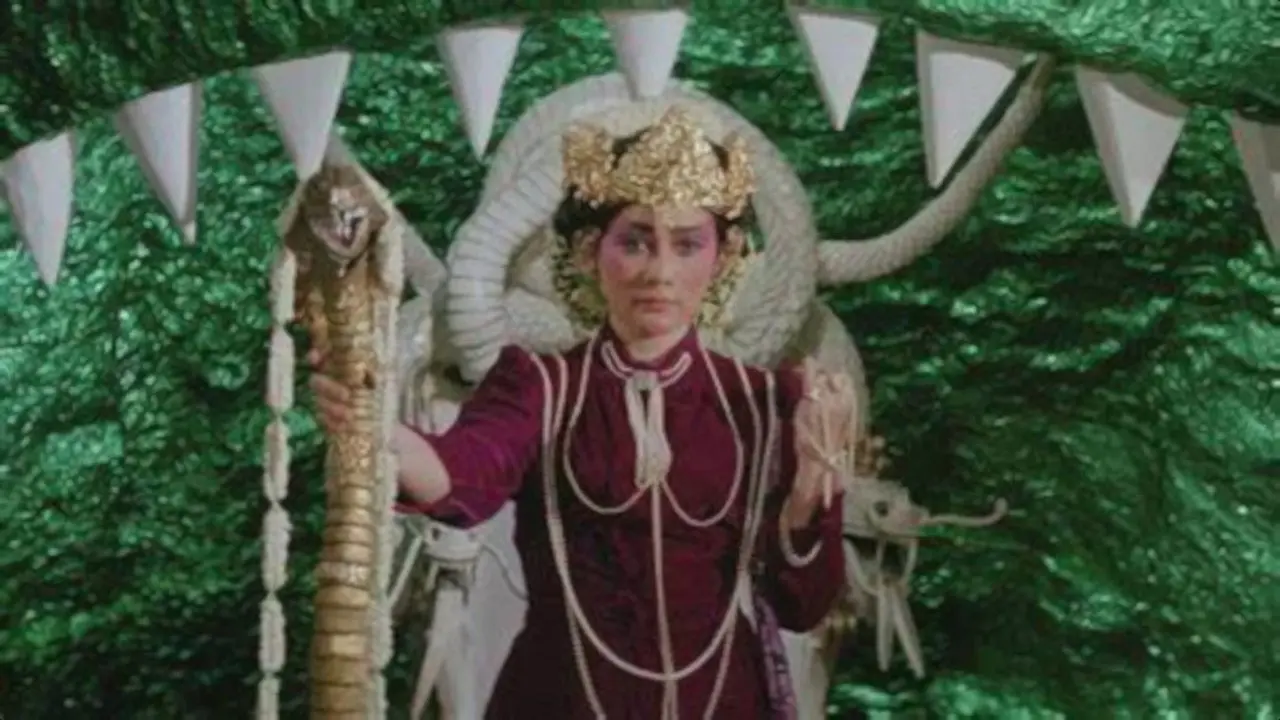 The Hungry Snake Woman backdrop