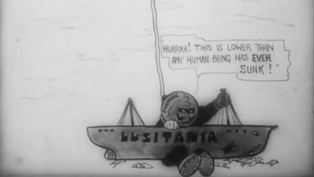 Studdy's War Cartoons backdrop