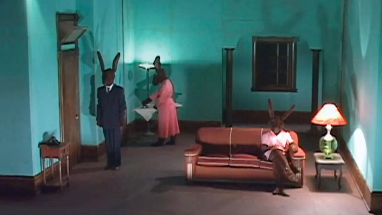 Rabbits backdrop