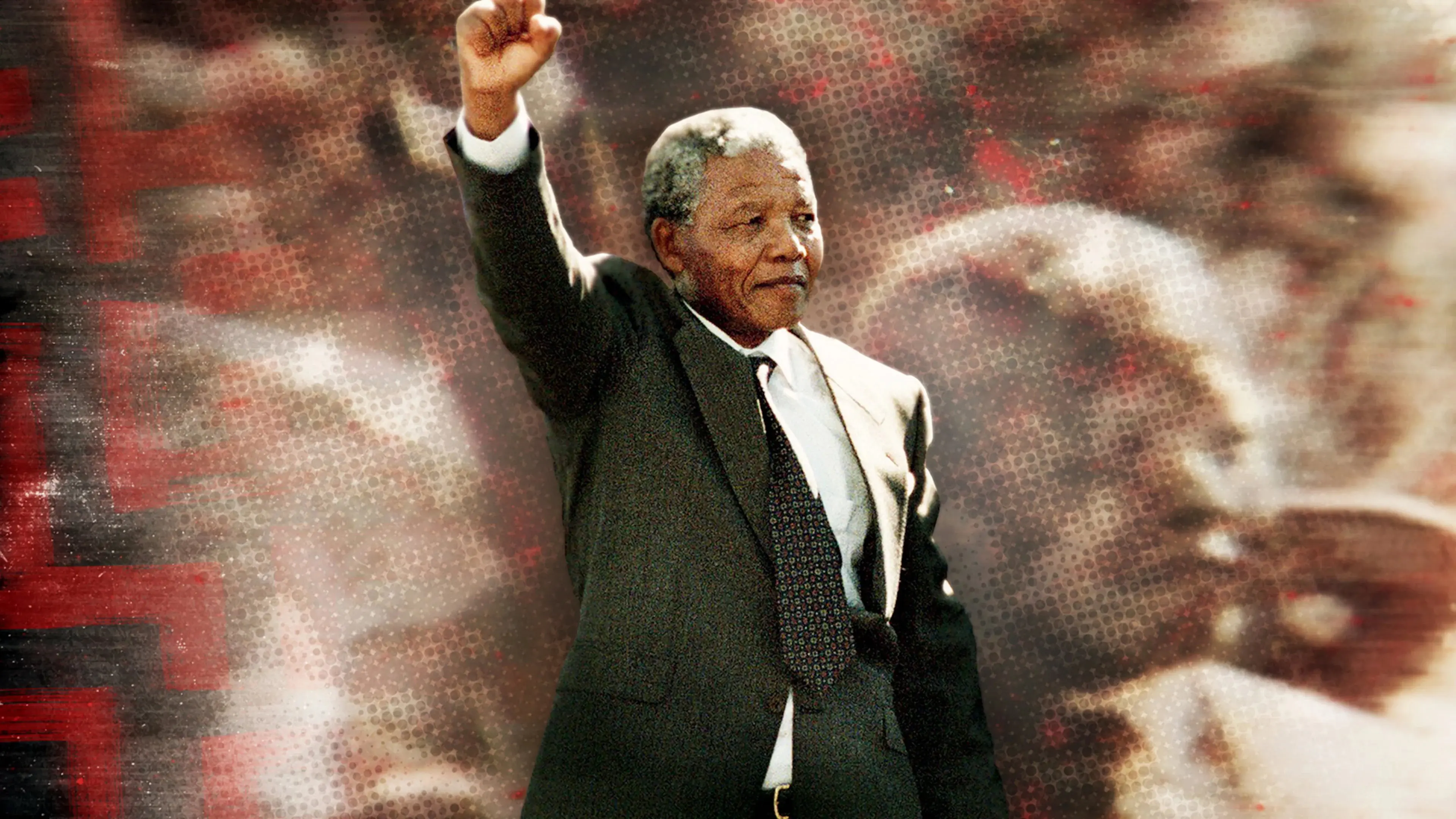 Free Nelson Mandela backdrop